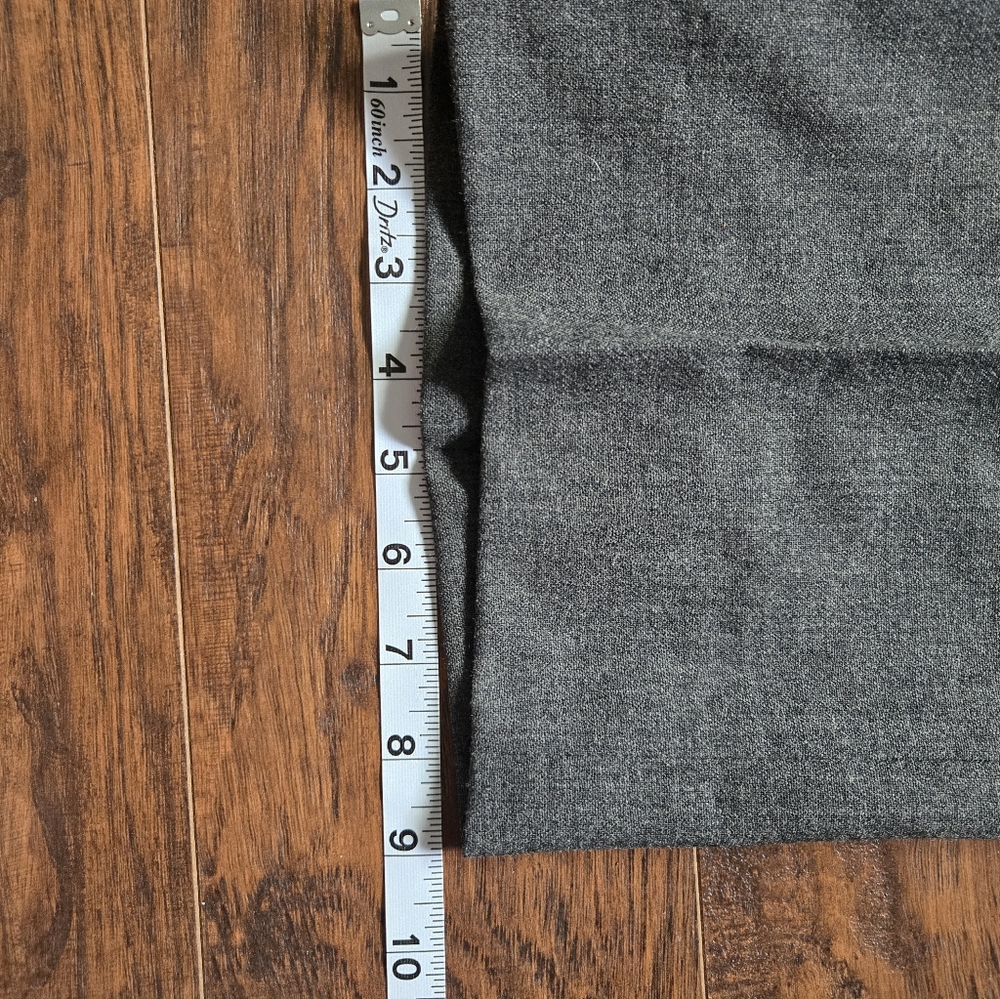 Vintage Men's Bootcut/Flared Wool Pleated Trousers 34 × 30 - Picture 5 of 6